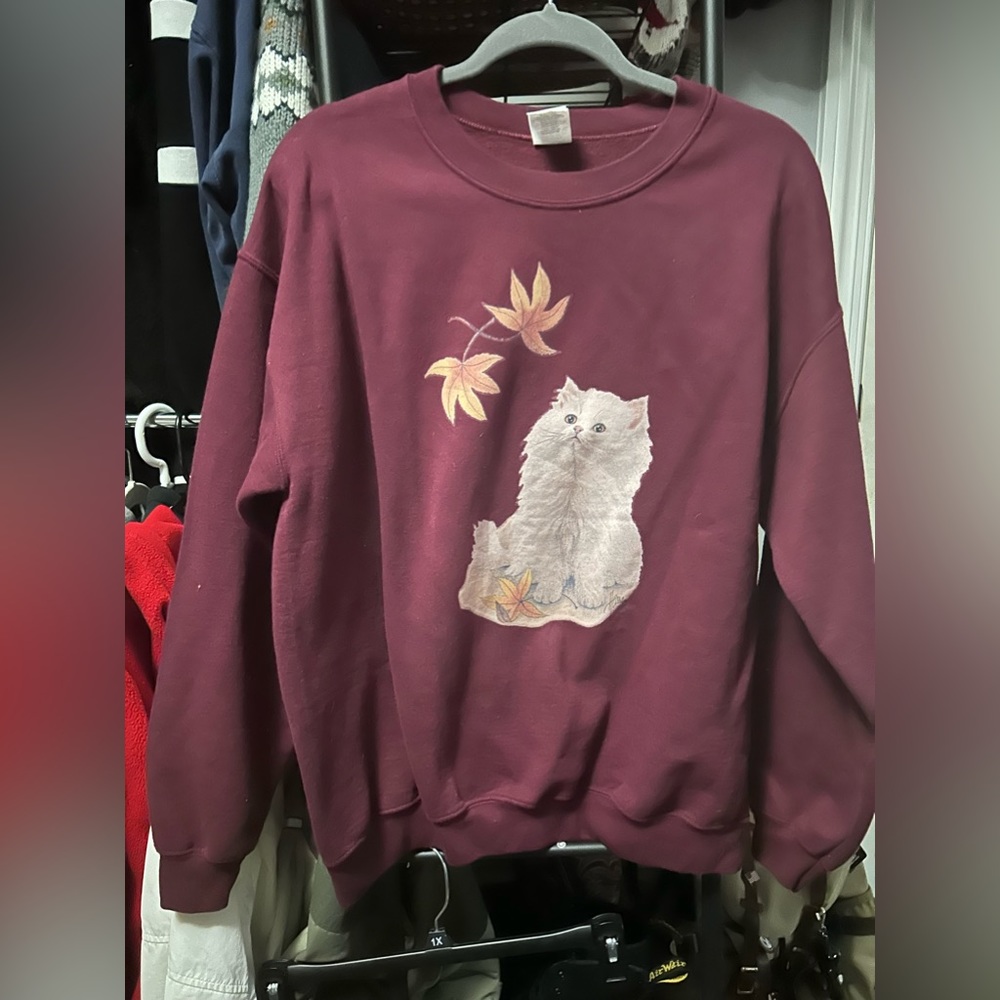 Vintage Cat Sweater